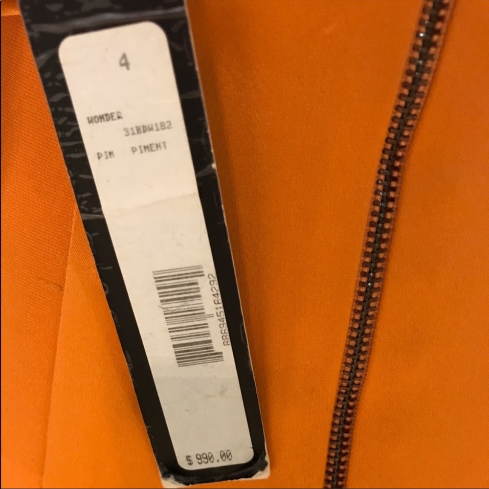 CATHERINE MALANDRINO Collection orange gala dress - Picture 4 of 4